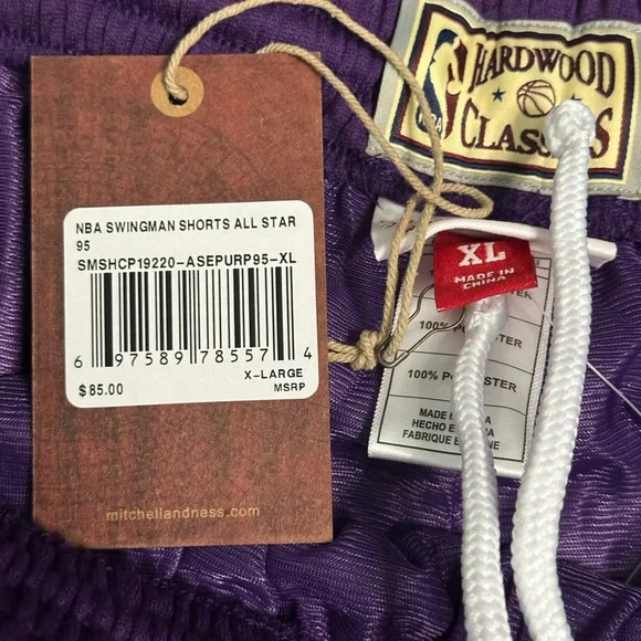 Mitchell & Ness NBA Eastern ‘95 All Star Swingman Shorts - Size XL - NWT! - Picture 2 of 6